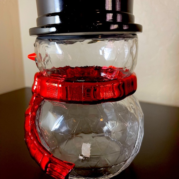 Bath & Body Works Accents Bath Body Works Clear Faceted Snowman
